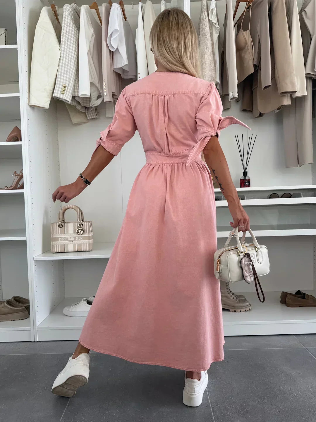 Ivanka | Robe en denim éclatante