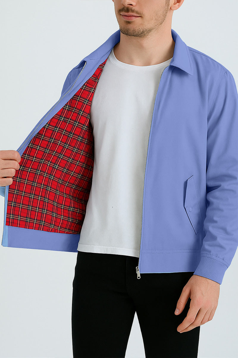 Siyaje | Veste Harrington avec doublure tartan