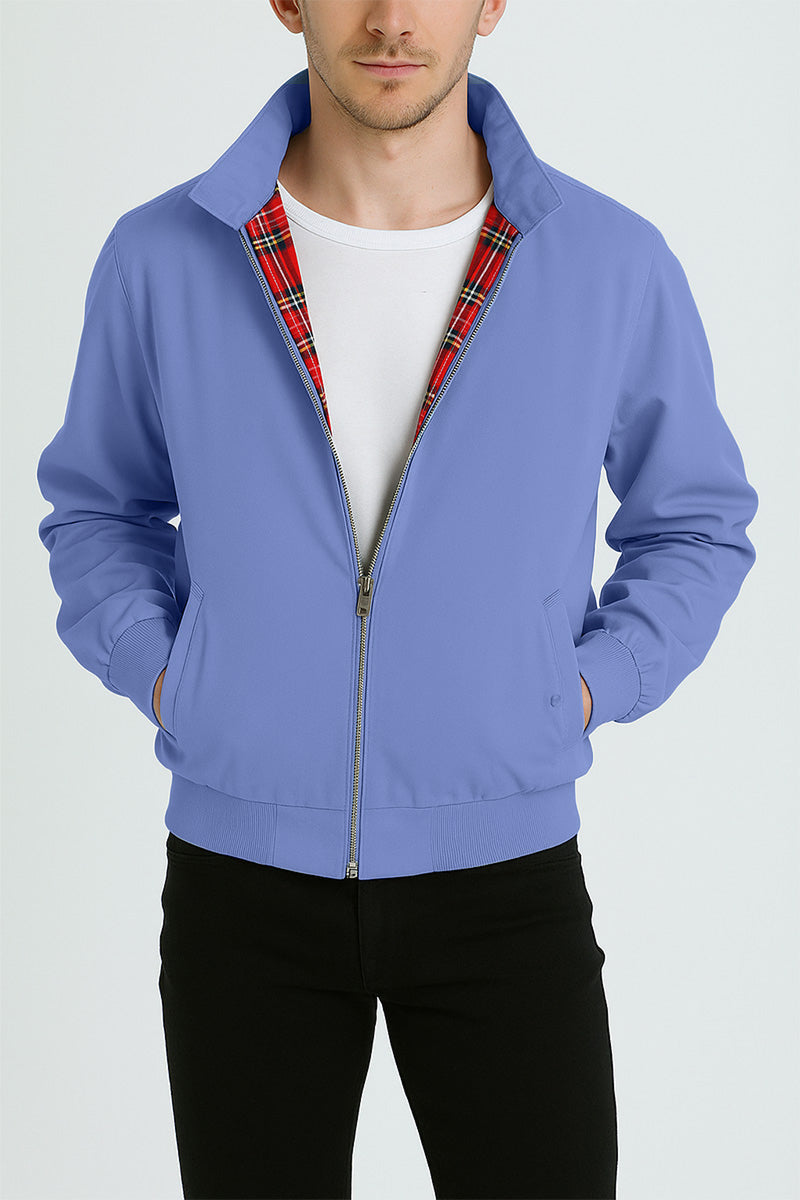 Siyaje | Veste Harrington avec doublure tartan