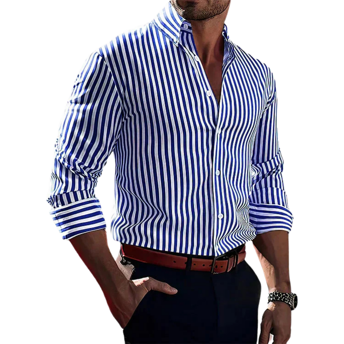 Siyaje | Chemise Confidence à rayures
