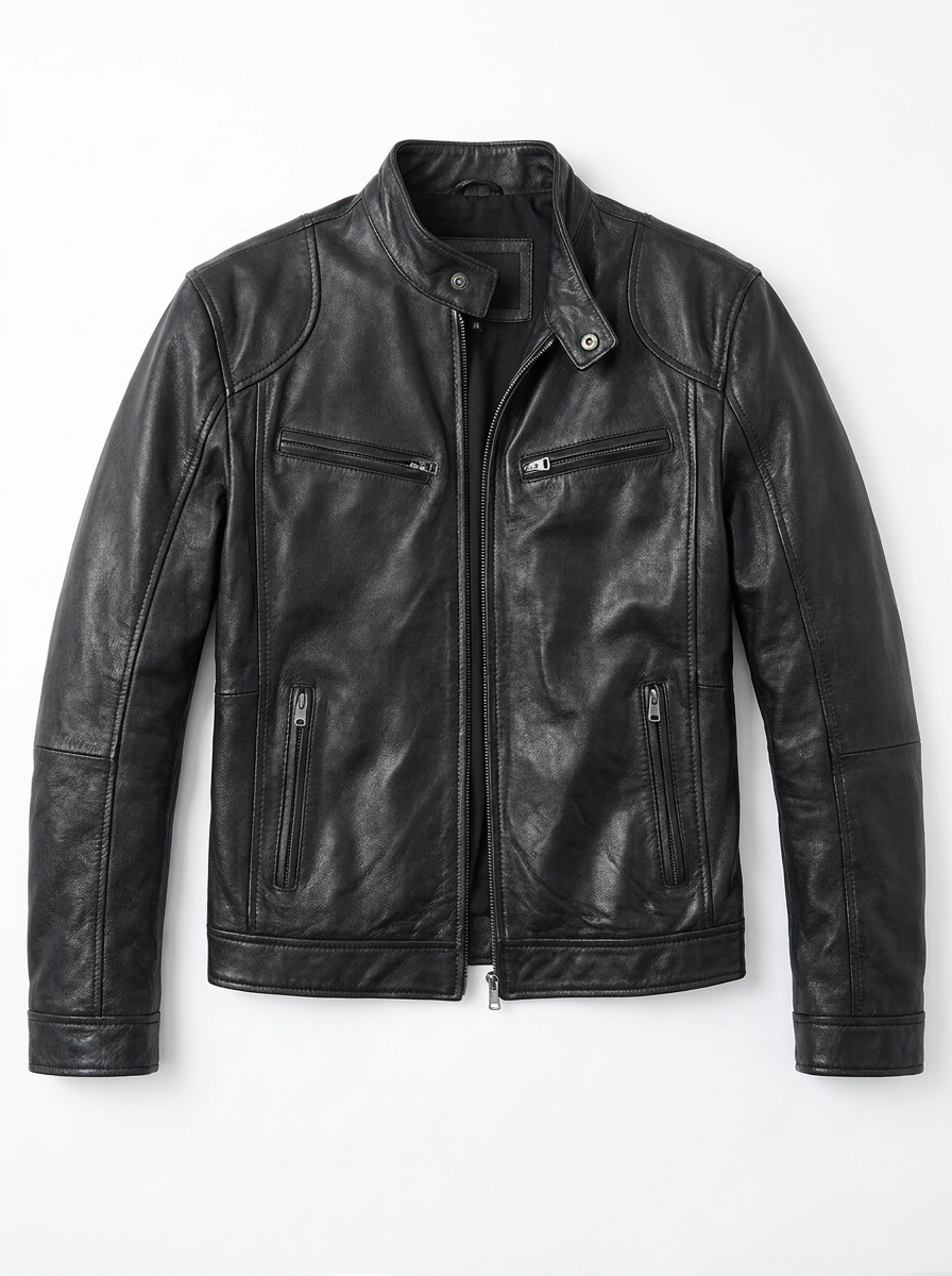 Siyaje | Veste décontractée en cuir