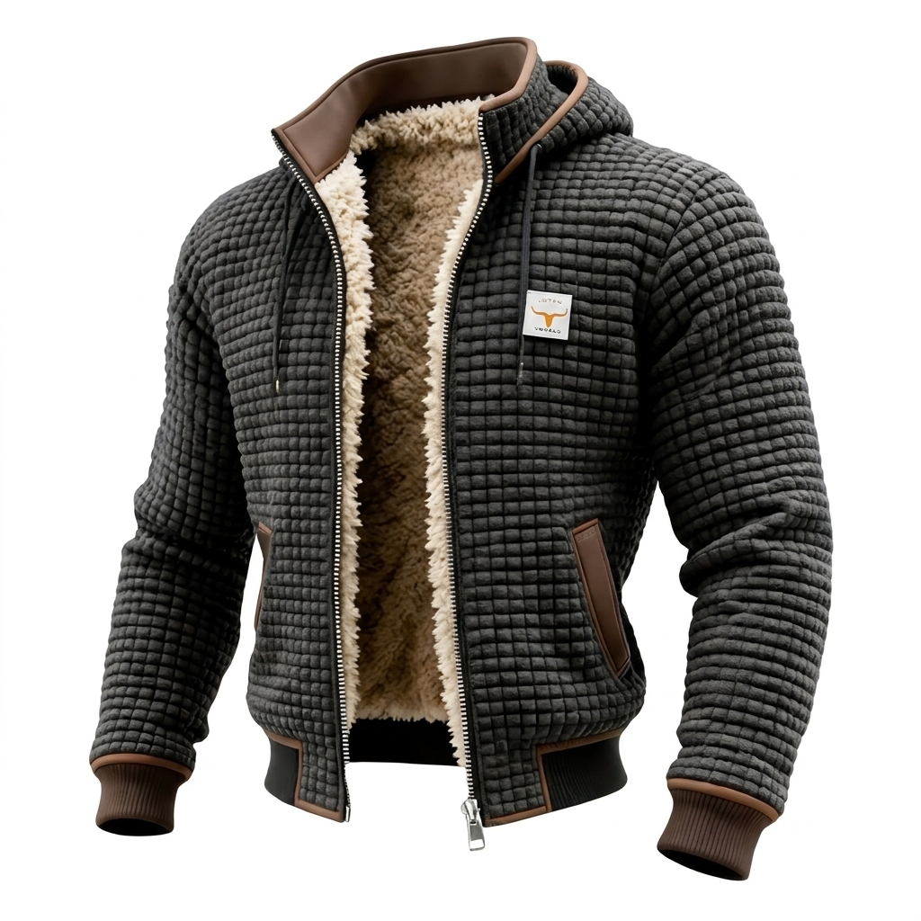 Siyaje | Veste rétro avec capuche et zip
