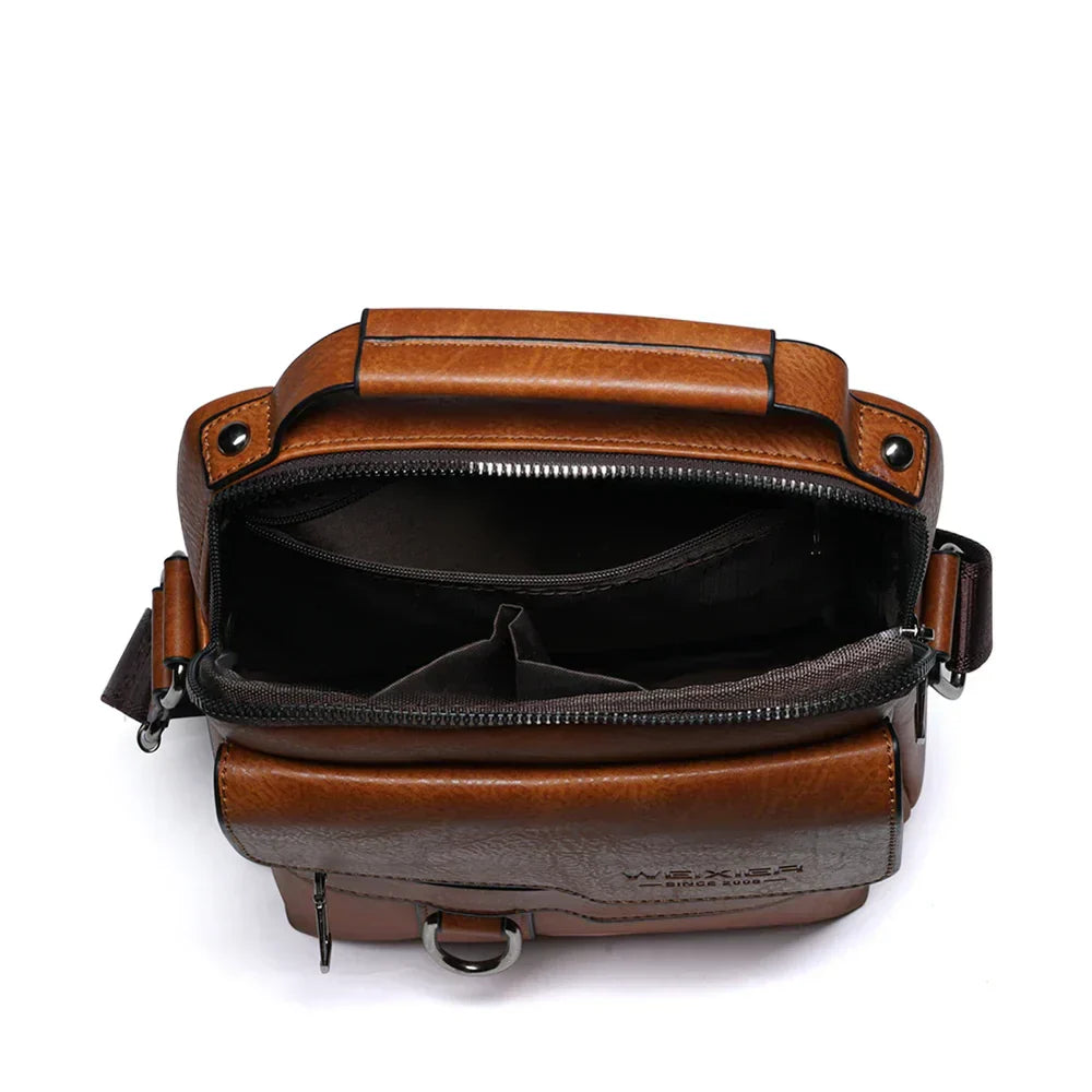 Sac à bandoulière en cuir de luxe Wanlana
