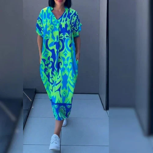 Siyaje | Robe Florale Élégante pour un Look Romantique et Raffiné