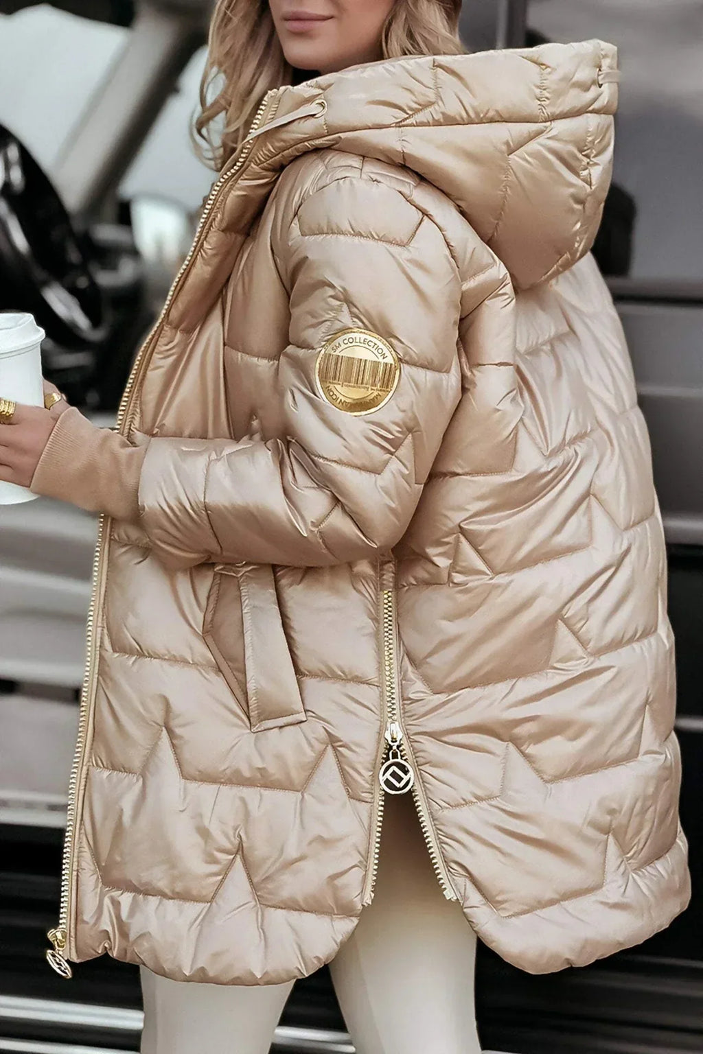 Siyaje | Manteau d’hiver élégant à capuche doublée