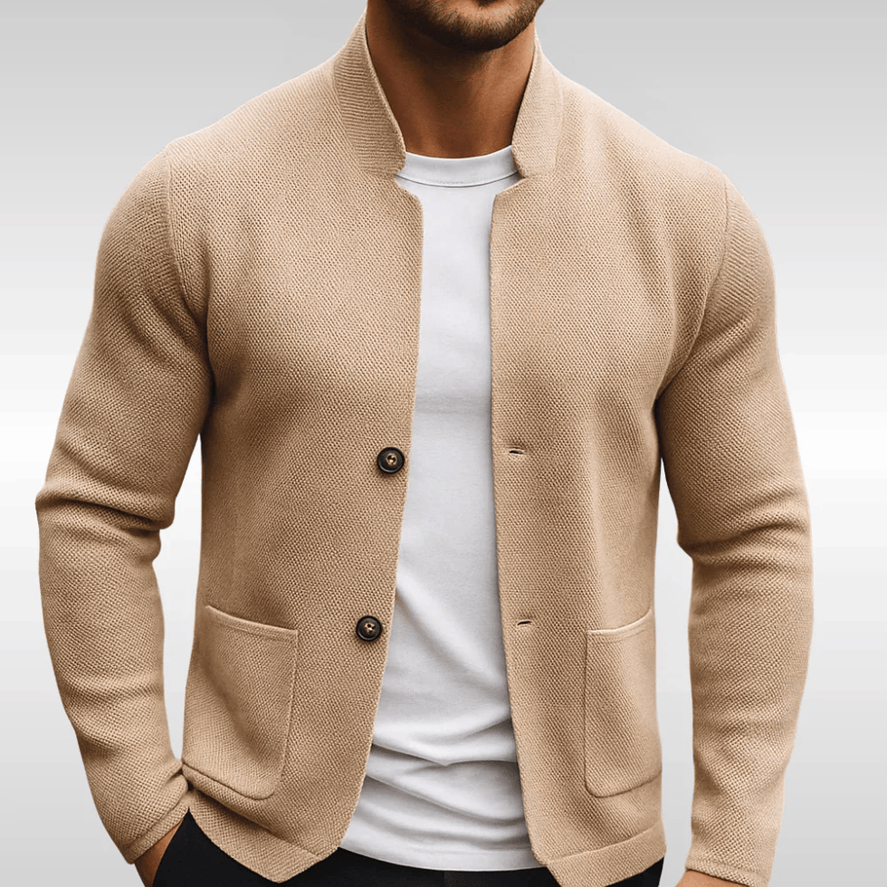 Siyaje | Gilet en maille texturée
