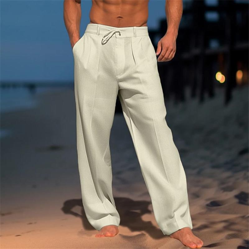 Siyaje | Pantalon uni en lin