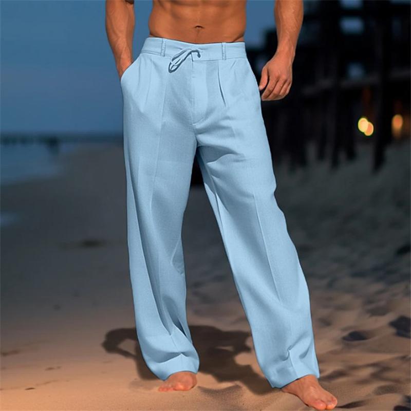 Siyaje | Pantalon uni en lin