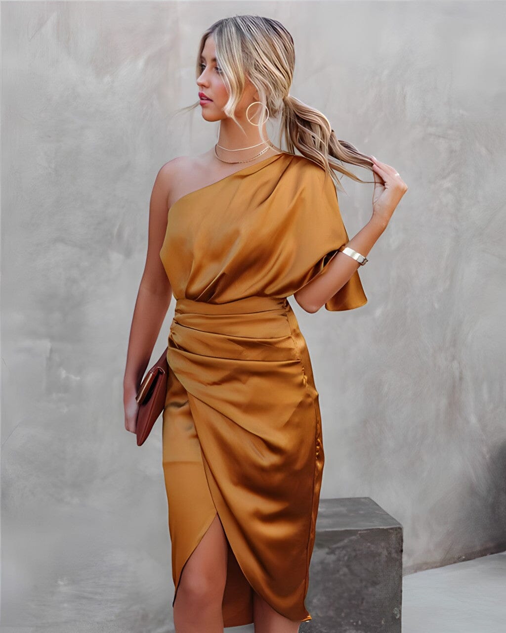 Siyaje | Robe asymétrique élégante