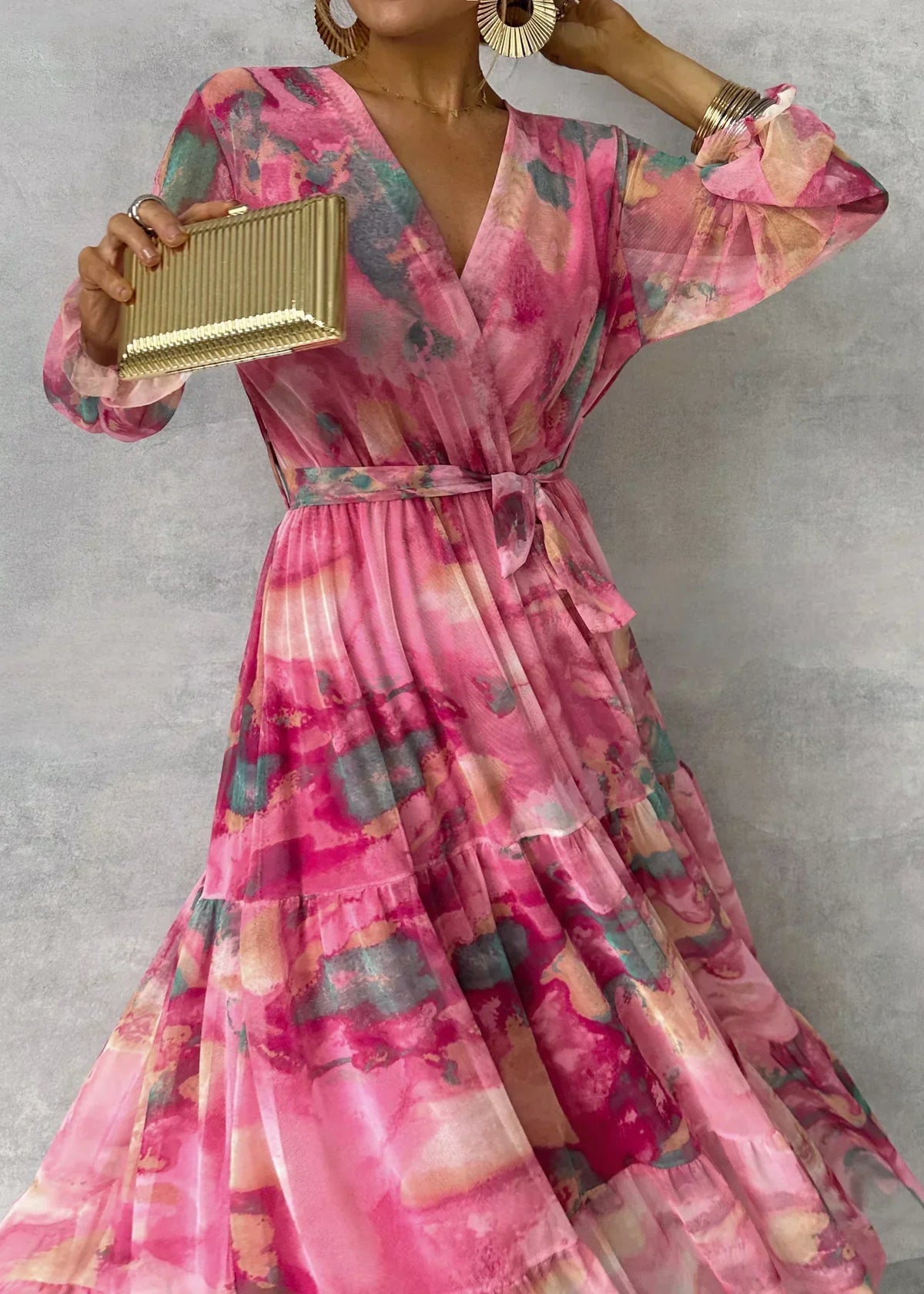 Siyaje | Robe d'été à manches longues pour femmes