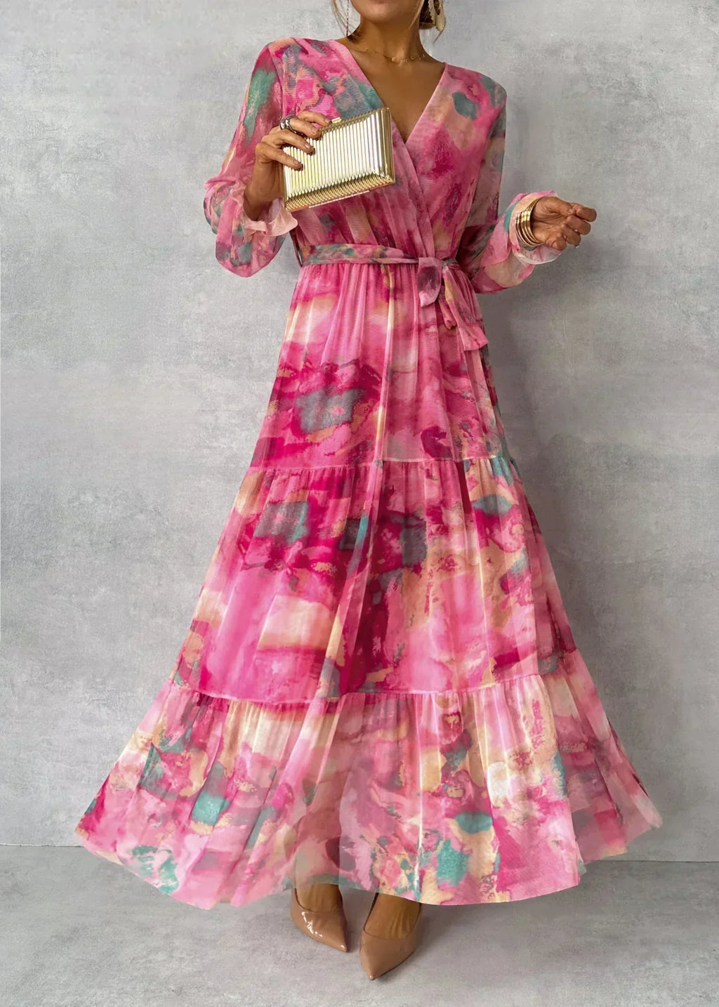 Siyaje | Robe d'été à manches longues pour femmes