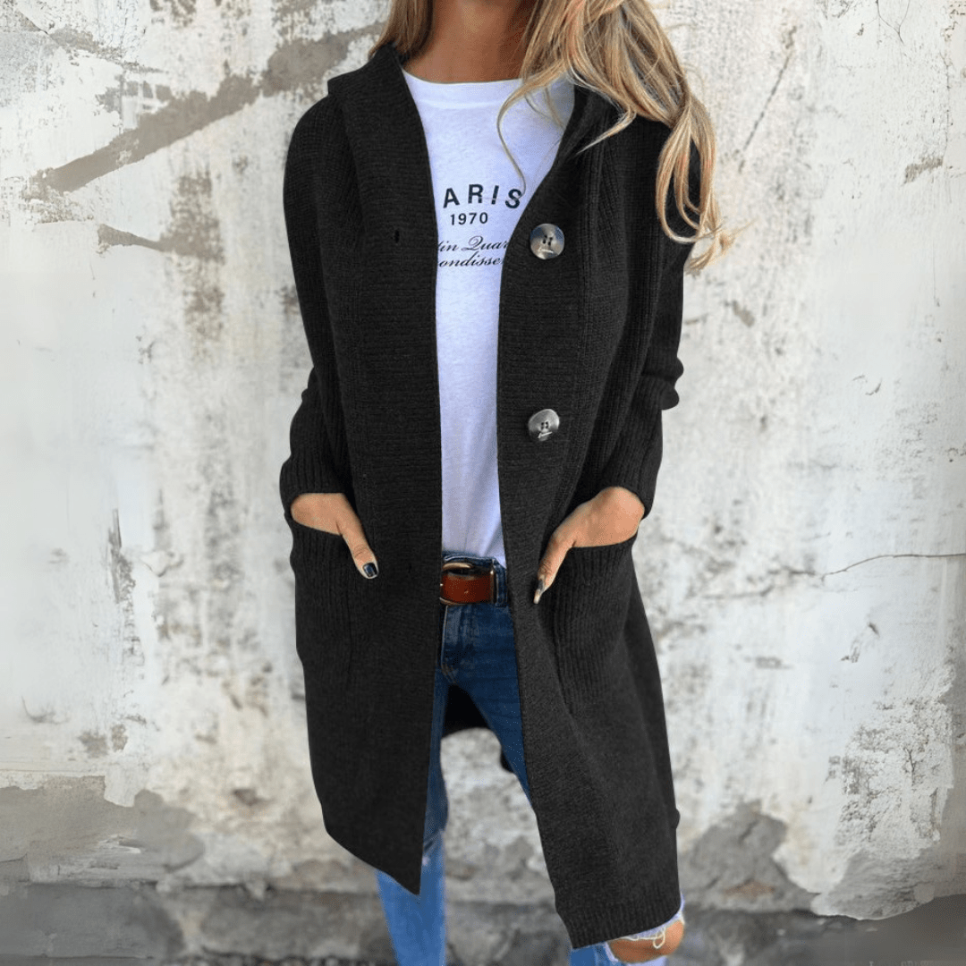 Lorène | Veste longue élégante femme