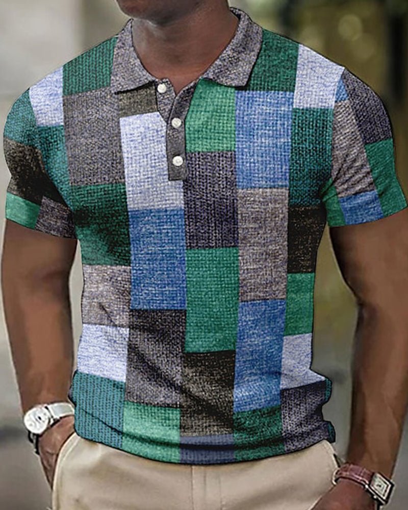 Siyaje | Polo à carreaux pour homme