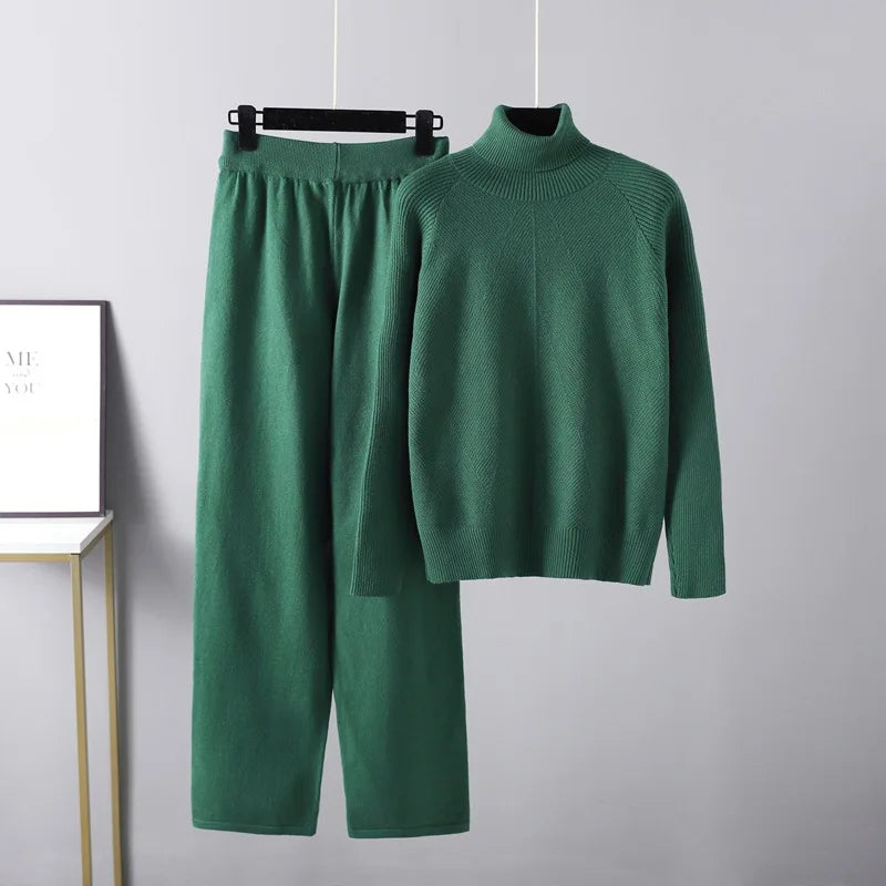 Siyaje | Ensemble deux pièces Lounge en tricot torsadé
