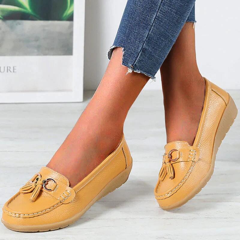 Loafers Orthopédiques en Cuir – Isabella