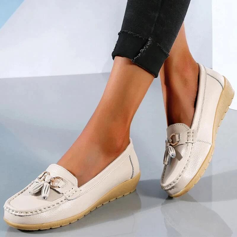 Loafers Orthopédiques en Cuir – Isabella