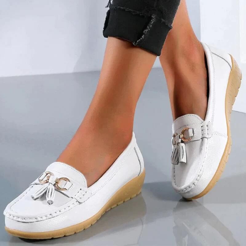 Loafers Orthopédiques en Cuir – Isabella