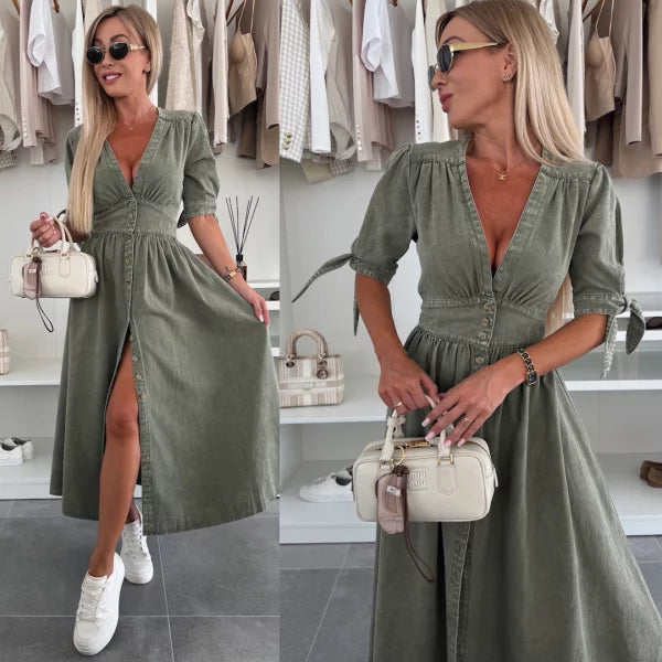 Ivanka | Robe en denim éclatante