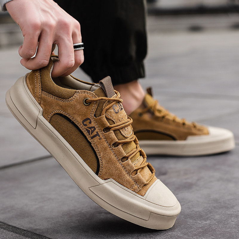 Siyaje | Chaussures en toile avec lacets en daim pour un usage quotidien