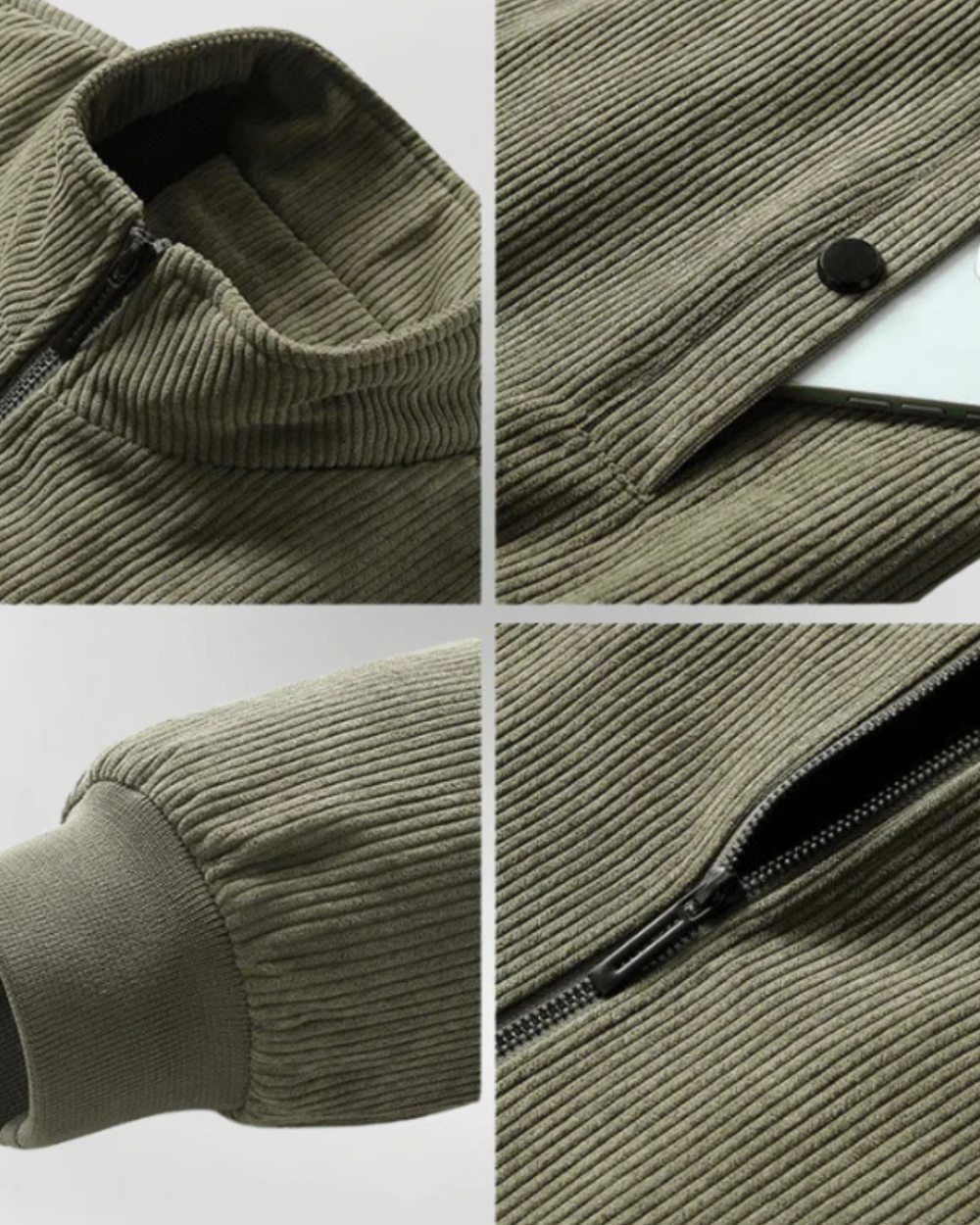 Siyaje | Veste confortable en velours côtelé