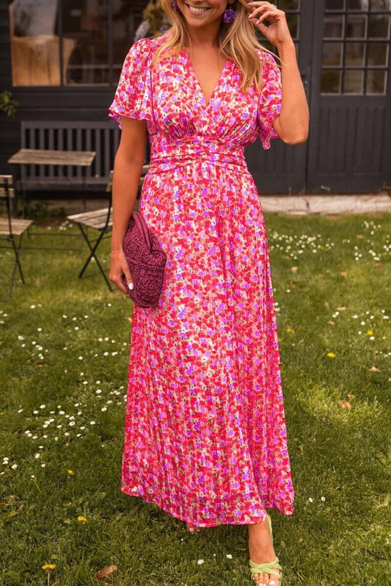 Sylvie | Robe Maxi Élégante avec Décolleté en V