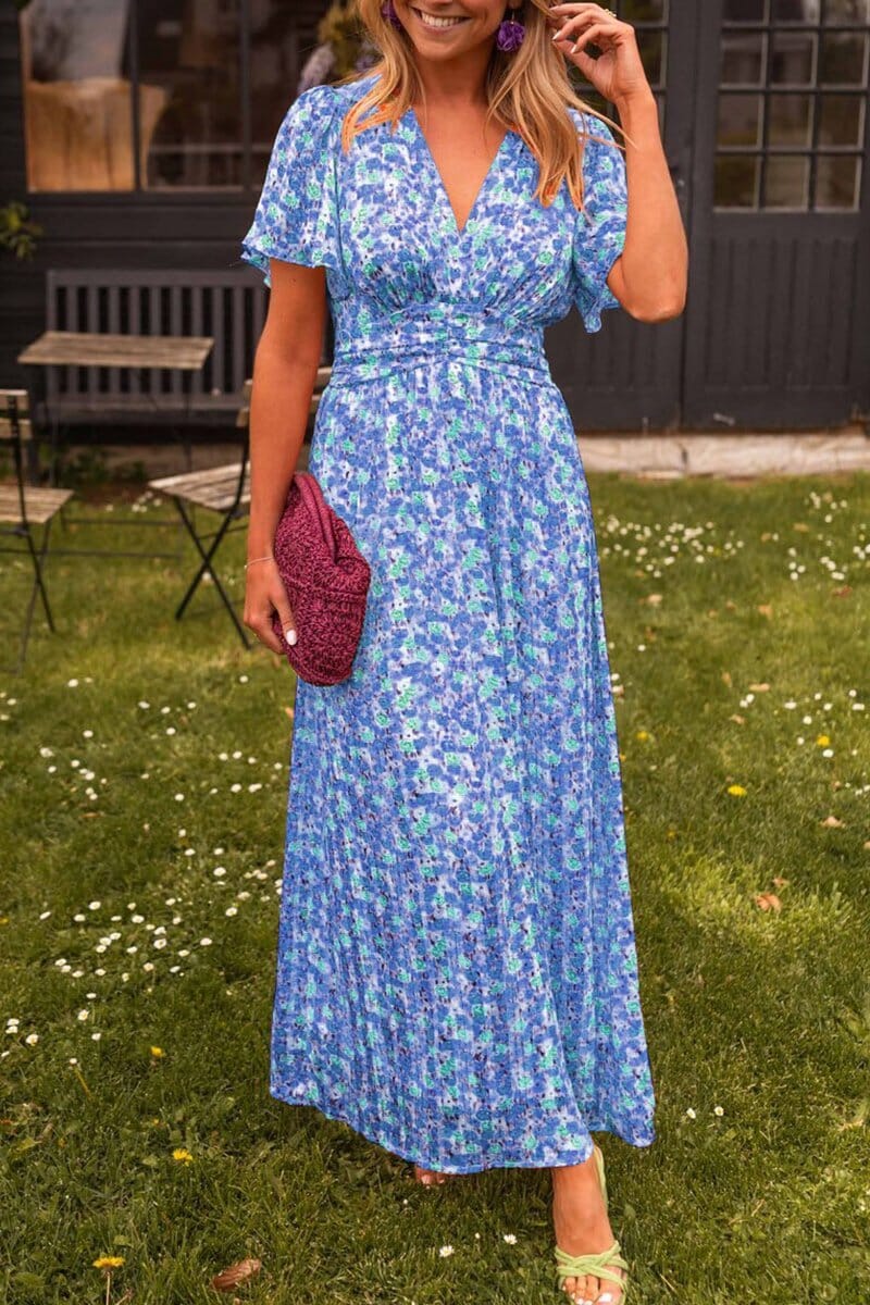 Sylvie | Robe Maxi Élégante avec Décolleté en V