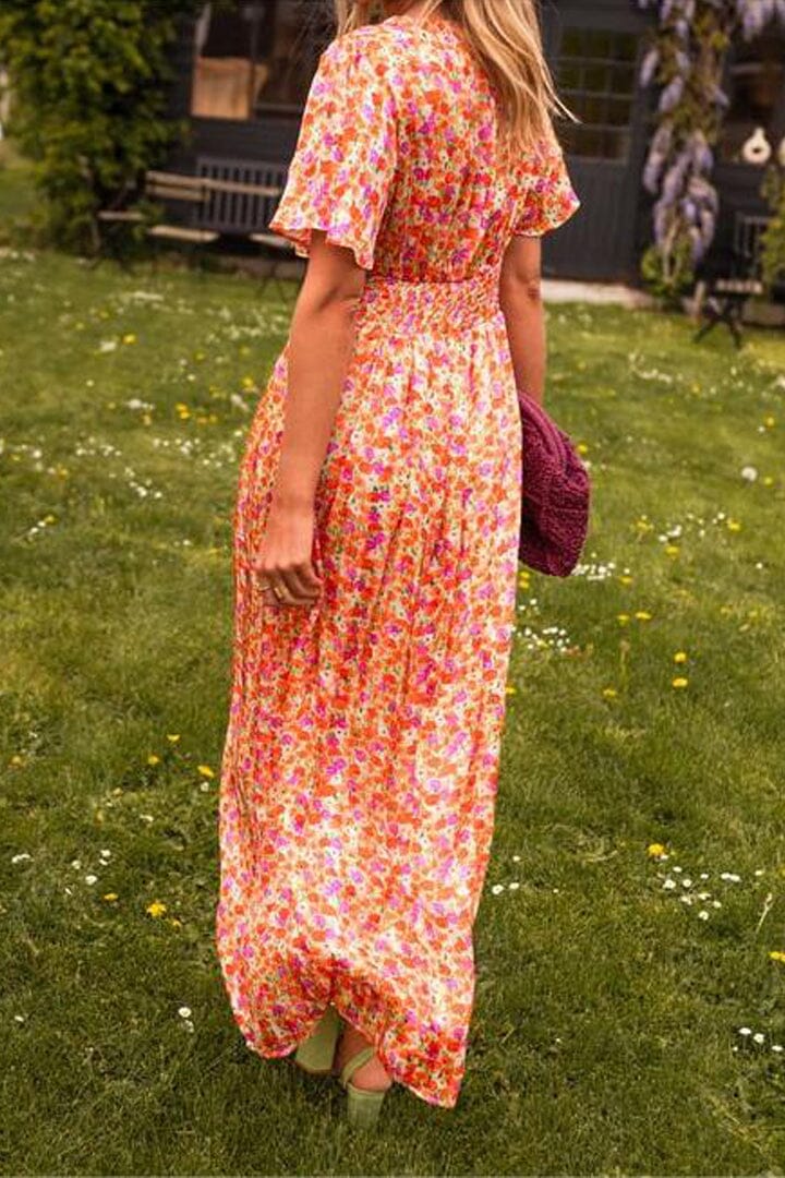 Sylvie | Robe Maxi Élégante avec Décolleté en V