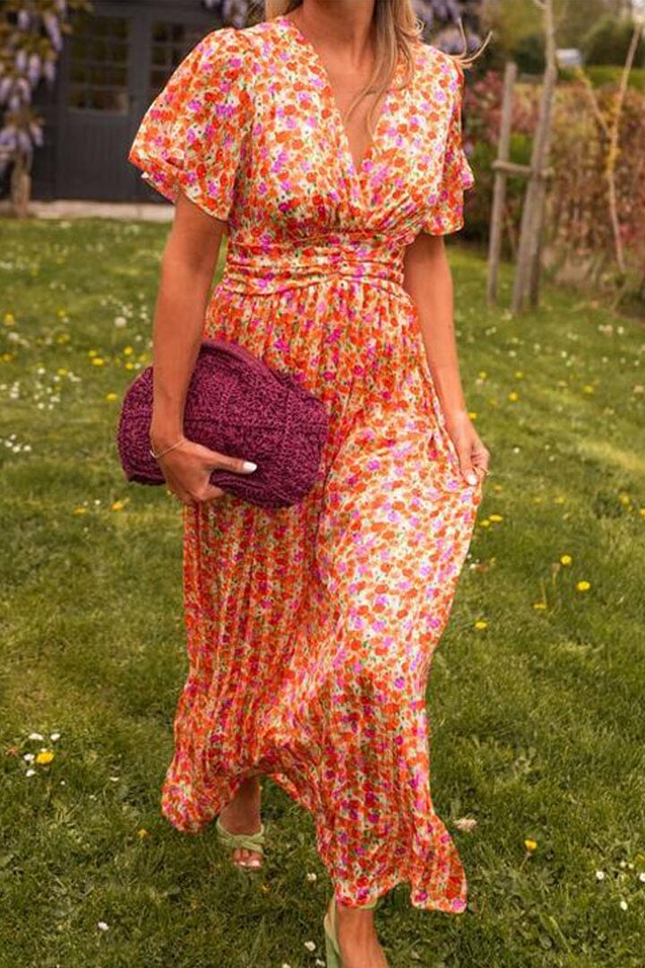 Sylvie | Robe Maxi Élégante avec Décolleté en V
