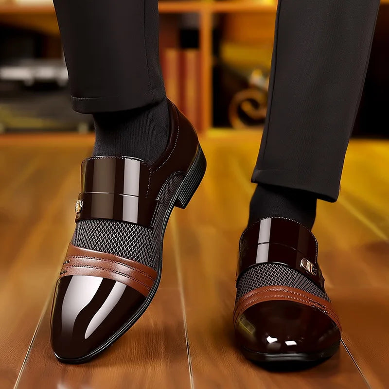 Siyaje | Chaussures habillées brillantes haut de gamme