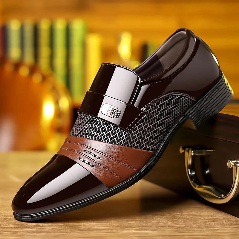 Siyaje | Chaussures habillées brillantes haut de gamme