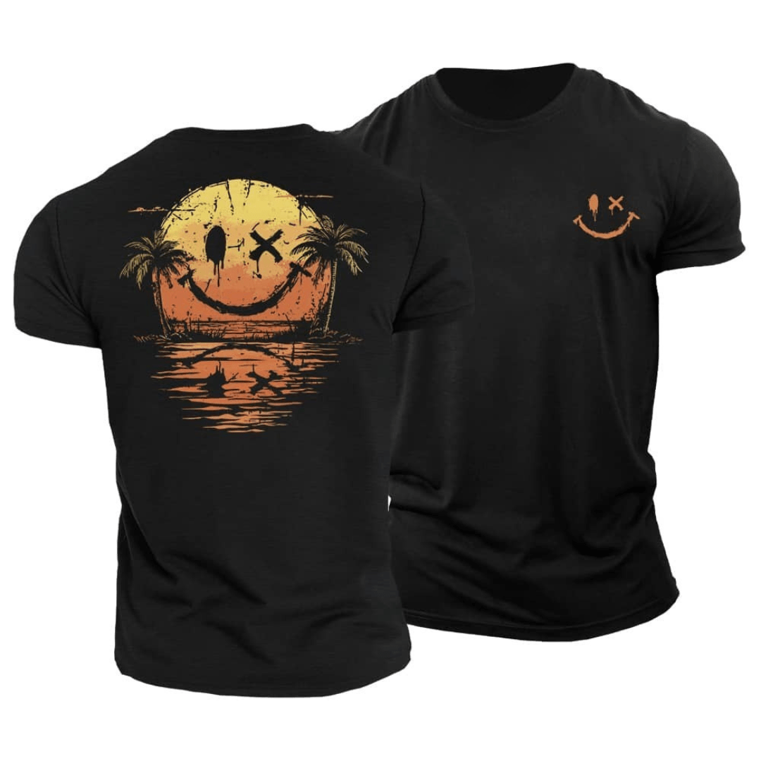 Siyaje | T-shirt estival à motif smiley