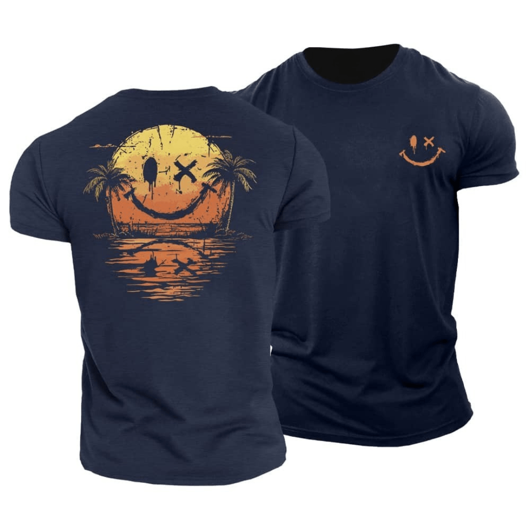 Siyaje | T-shirt estival à motif smiley