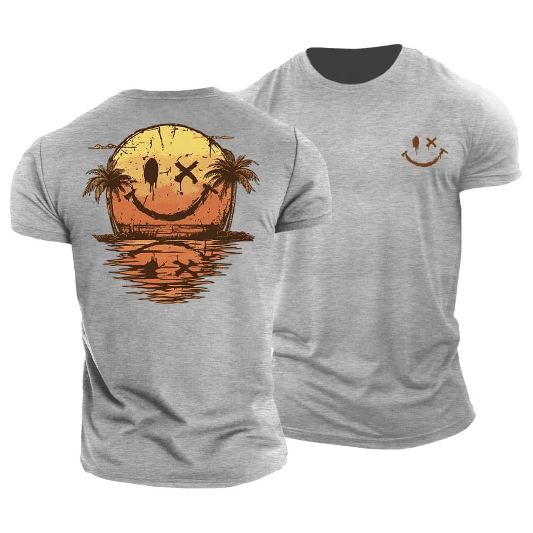 Siyaje | T-shirt estival à motif smiley marin