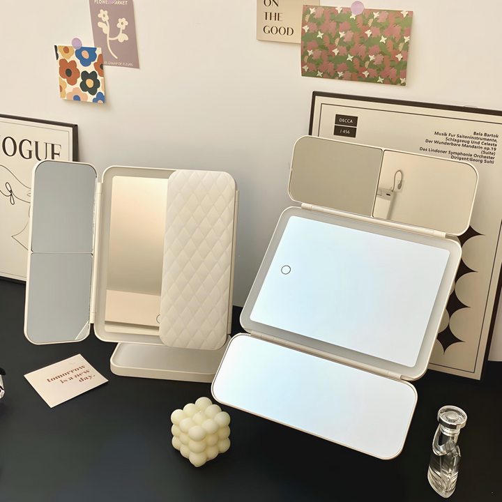 Miroir de Maquillage LED avec Éclairage Triples - Clara