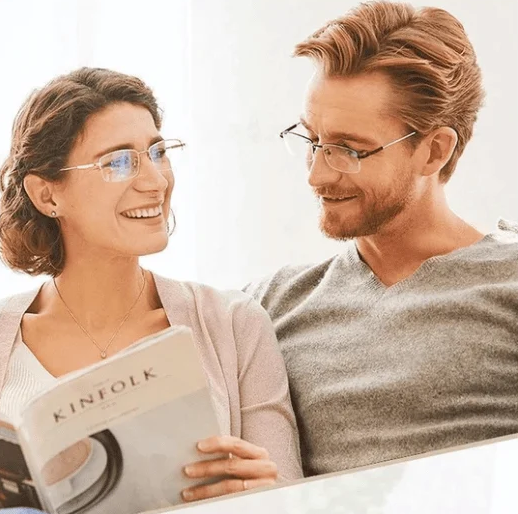 Lunettes de lecture multifocales anti-lumière bleue – VisionPlus