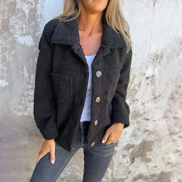 Julie - Veste courte à revers