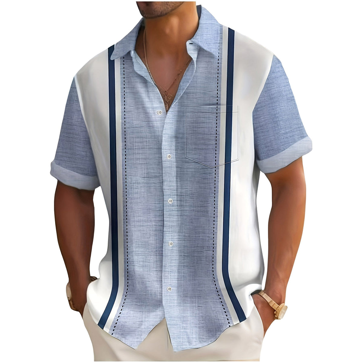 Siyaje | Chemise de vacances à rayures