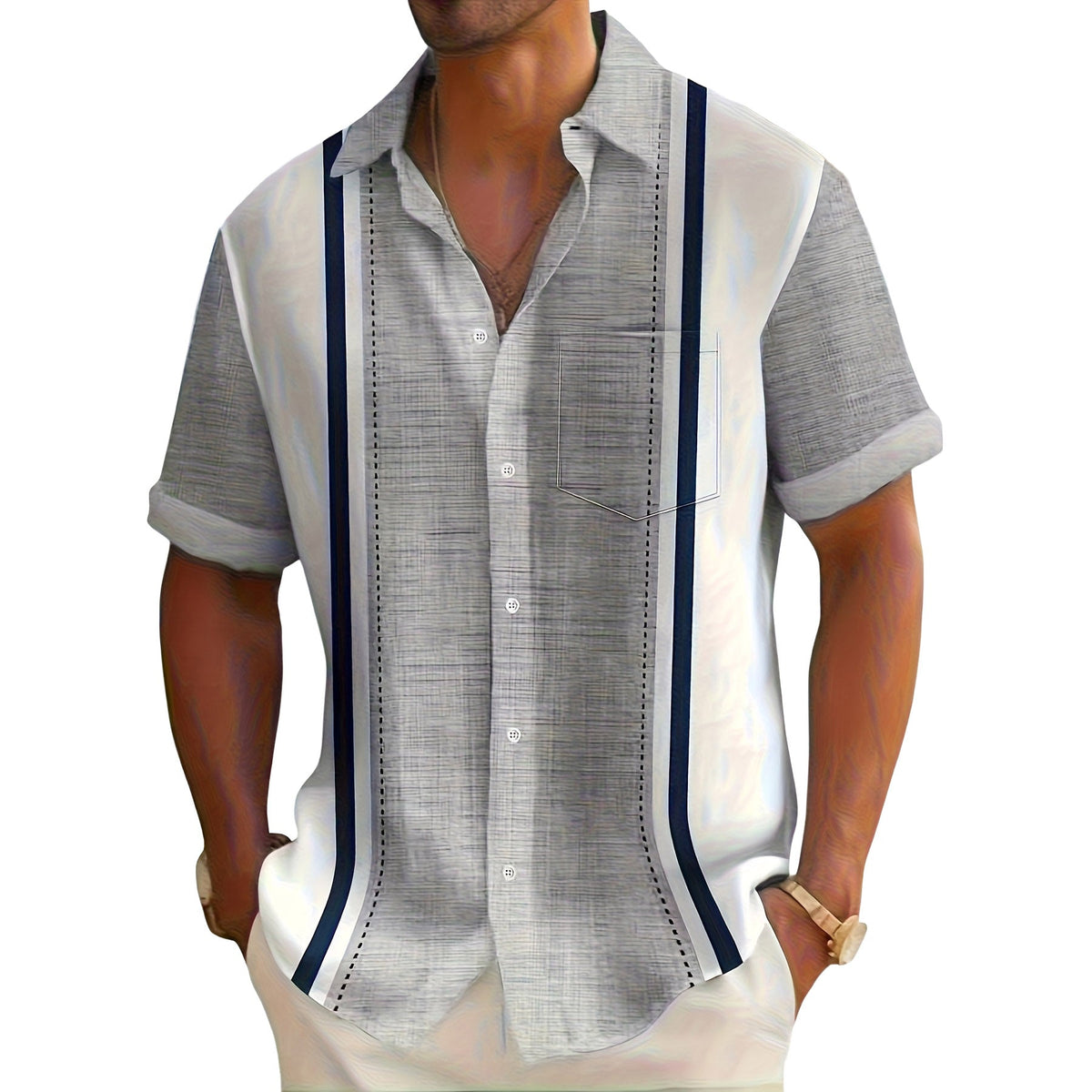 Siyaje | Chemise de vacances à rayures