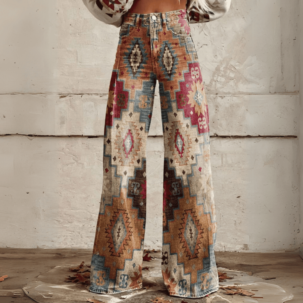 Siyaje | Pantalon vintage boho tendance
