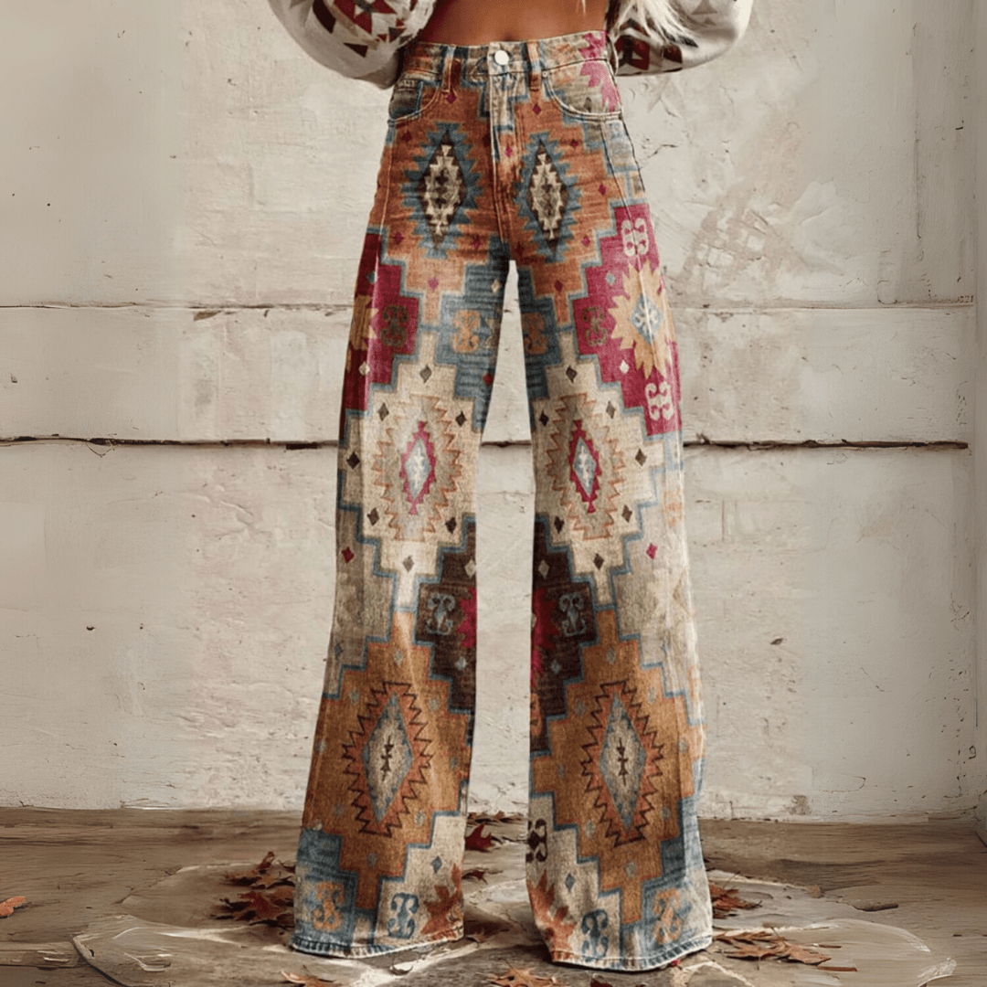 Siyaje | Pantalon vintage boho tendance