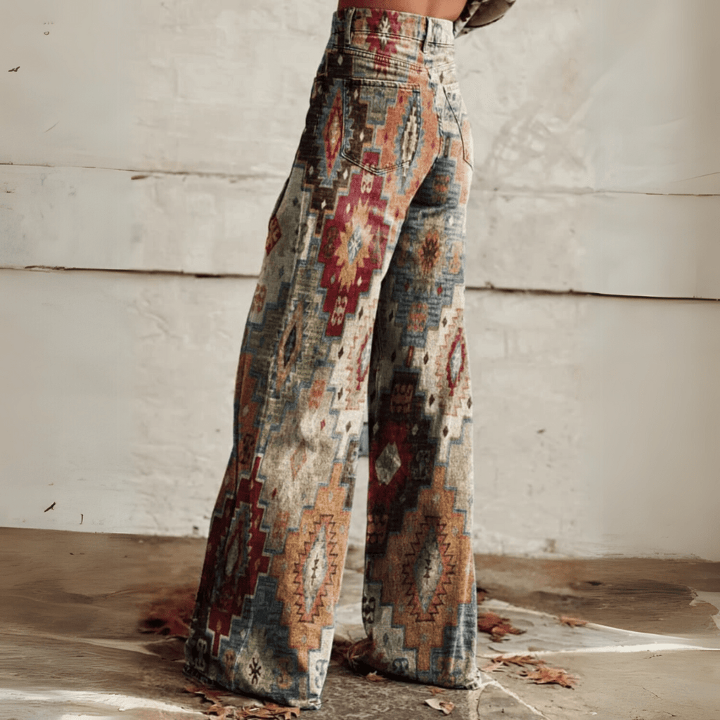 Siyaje | Pantalon vintage boho tendance