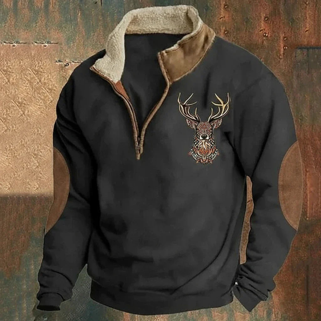Siyaje | Sweat élégant à imprimé cerf
