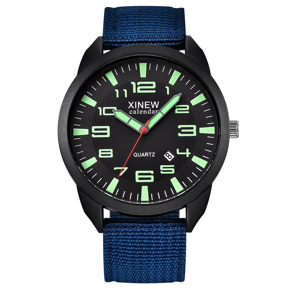 Montre Quartz avec Cadran Lumineux & Calendrier – Lumo