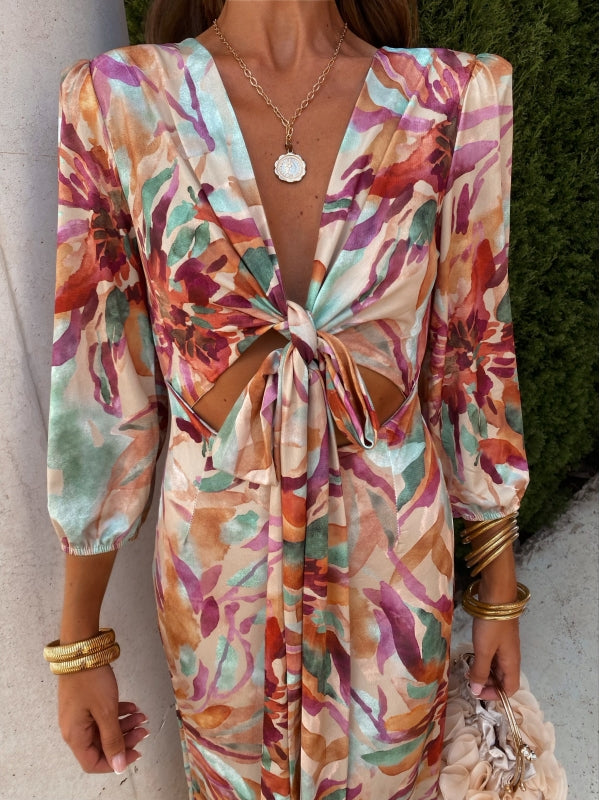 Siyaje | Robe élégante avec découpe