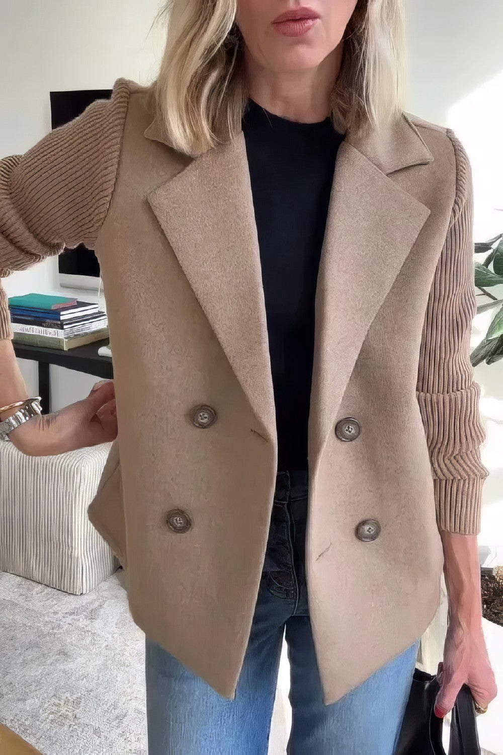 CLAIRE | Cardigan en patchwork