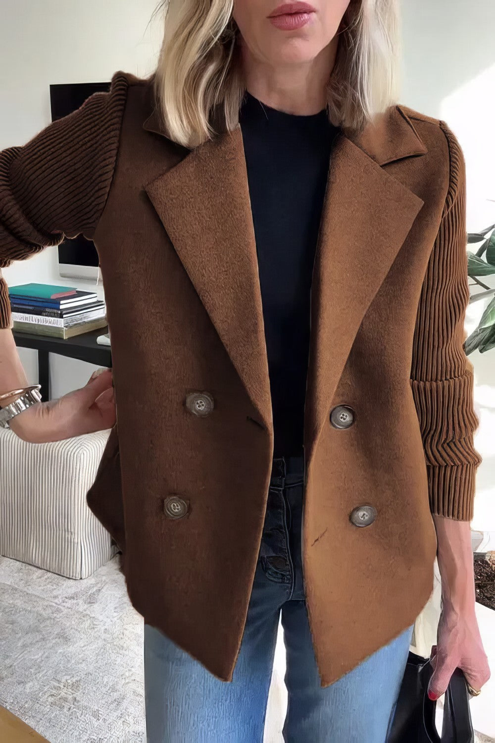 CLAIRE | Cardigan en patchwork