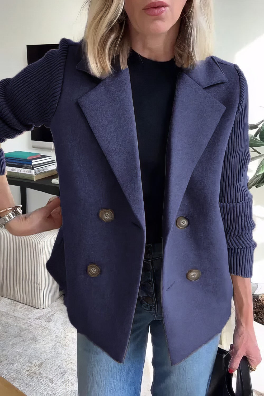 CLAIRE | Cardigan en patchwork